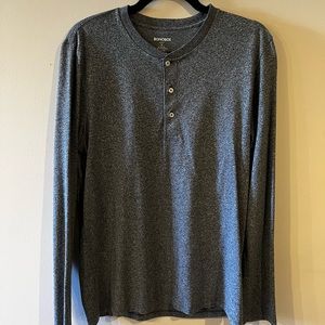 Bonobos Grey Button Long Sleeve Shirt